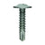 POWERS FASTENERS Buttonhead Drill Screw—GAL • 8g×32㎜ • 1000 Pack